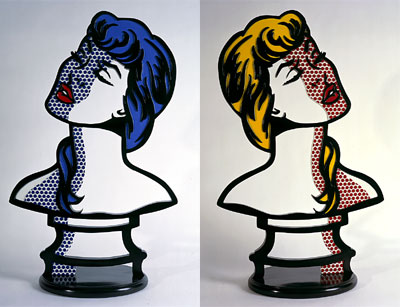 a roy lichtenstein or tired of fighting you in German counte